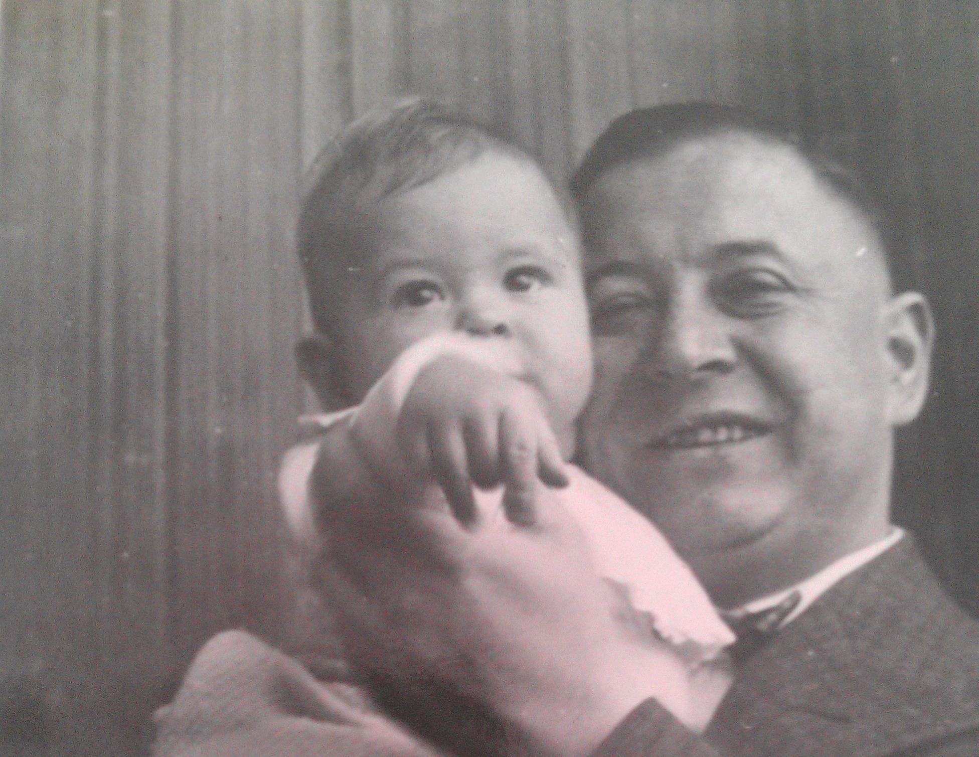 Opa Fritz mit Sohn Hans-Dieter